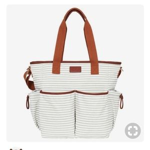 Hip Cub Gray Diaper Bag